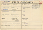 KC - Karta cmentarza, skan nr 1