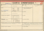 KC - Karta cmentarza, skan nr 1