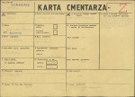 KC - Karta cmentarza, skan nr 1