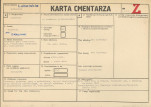KC - Karta cmentarza, skan nr 1