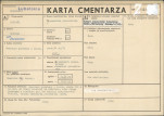 KC - Karta cmentarza, skan nr 1