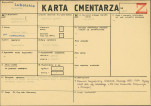 KC - Karta cmentarza, skan nr 1