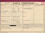 KC - Karta cmentarza, skan nr 1