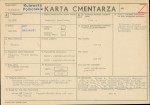 KC - Karta cmentarza, skan nr 1