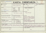 KC - Karta cmentarza, skan nr 1