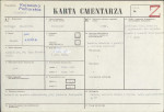 KC - Karta cmentarza, skan nr 1