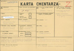 KC - Karta cmentarza, skan nr 1