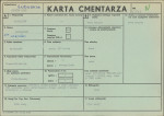 KC - Karta cmentarza, skan nr 1