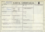 KC - Karta cmentarza, skan nr 1