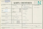 KC - Karta cmentarza, skan nr 1
