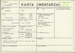 KC - Karta cmentarza, skan nr 1