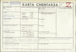 KC - Karta cmentarza, skan nr 1