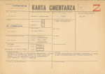 KC - Karta cmentarza, skan nr 1