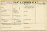 KC - Karta cmentarza, skan nr 1