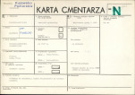 KC - Karta cmentarza, skan nr 1