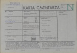 KC - Karta cmentarza, skan nr 1