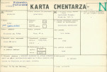 KC - Karta cmentarza, skan nr 1