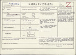 KC - Karta cmentarza, skan nr 1