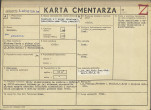 KC - Karta cmentarza, skan nr 1