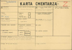 KC - Karta cmentarza, skan nr 1