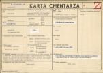 KC - Karta cmentarza, skan nr 1