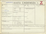 KC - Karta cmentarza, skan nr 1