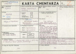 KC - Karta cmentarza, skan nr 1