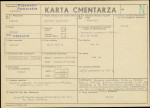 KC - Karta cmentarza, skan nr 1