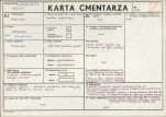 KC - Karta cmentarza, skan nr 1