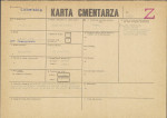 KC - Karta cmentarza, skan nr 1