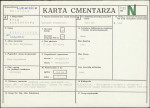 KC - Karta cmentarza, skan nr 1