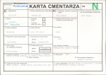 KC - Karta cmentarza, skan nr 1