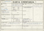 KC - Karta cmentarza, skan nr 1