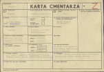 KC - Karta cmentarza, skan nr 1