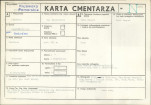 KC - Karta cmentarza, skan nr 1