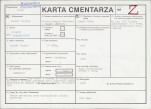KC - Karta cmentarza, skan nr 1