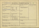 KC - Karta cmentarza, skan nr 1