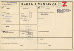 KC - Karta cmentarza, skan nr 1