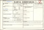 KC - Karta cmentarza, skan nr 1