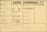 KC - Karta cmentarza, skan nr 1