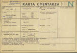 KC - Karta cmentarza, skan nr 1