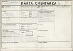 KC - Karta cmentarza, skan nr 1