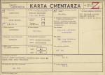 KC - Karta cmentarza, skan nr 1