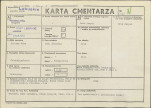 KC - Karta cmentarza, skan nr 1