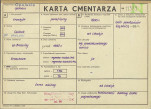 KC - Karta cmentarza, skan nr 1