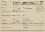 KC - Karta cmentarza, skan nr 1