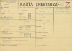 KC - Karta cmentarza, skan nr 1