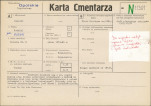 KC - Karta cmentarza, skan nr 1