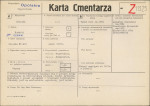KC - Karta cmentarza, skan nr 1