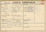 KC - Karta cmentarza, skan nr 1